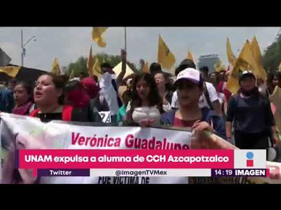 UNAM expulsa a alumna de CCH Azcapotzalco | Noticias con Yuriria Sierra
