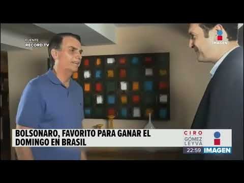 En elecciones en Brasil, Bolsonaro tiene la ventaja para ganar presidencia | Noticias con Ciro