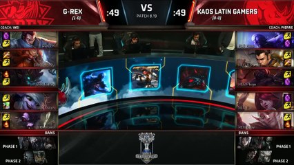GRX vs KLG   Day 1 Play-In Stage S8 LoL Worlds 2018   G-Rex vs Kaos Latin Gamers #Worlds2018