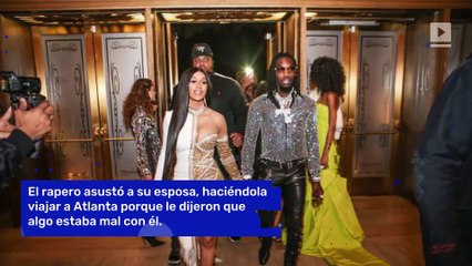 Offset sorprende a Cardi B con auto nuevo