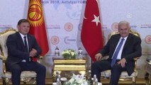 TBMM Başkanı Yıldırım, Kırgızistan Meclis Başkanı Dzhumabekov ile Görüştü