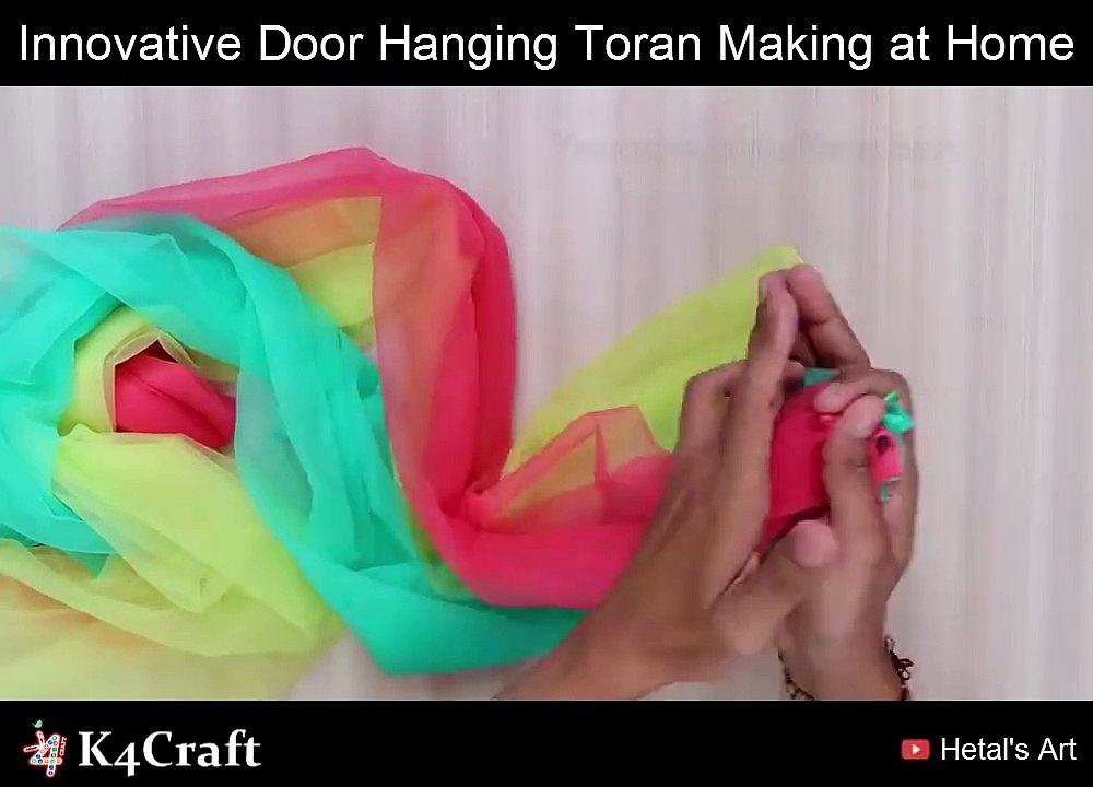 Innovative Door Hanging Toran Making at Homevia: Hetal's Art,