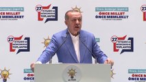 Erdoğan: 'Milletin geleceğine umutla bakmaya ihtiyaç duyduğu dönemde bühtanlarla umut cellatlığı yapmanın adı olsa olsa alçaklıktır' - ANKARA