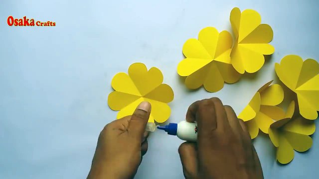 DIY: Paper Rose!!! How to Make Beautiful Yellow Rose With Colour Paper!!!Credit: Osaka CraftsYoutube: