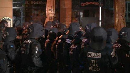 Far-right rock fans clash with police in Germany