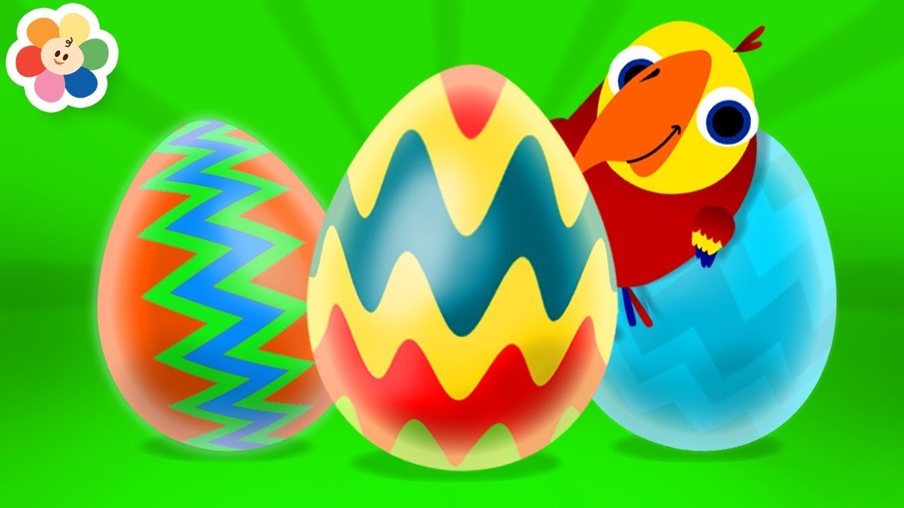Huevo Sorpresa de Colores  | Nuevas Palabras con Larry  | Aprender Animales Para Niños | BabyFirst