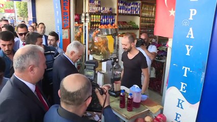 TBMM Başkanı Yıldırım, esnafı ziyaret etti - ANTALYA