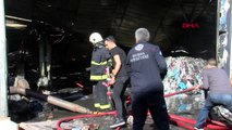 Bursa'da Plastik Geri Dönüşüm Tesisinde Yangın