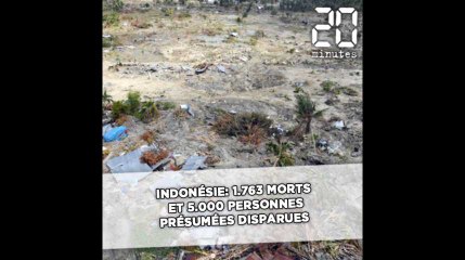 Indonésie: 1.763 morts et 5.000 personnes présumées disparues