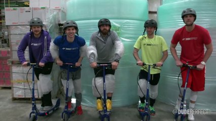 Bubble Wrap Battle - Dude Perfect