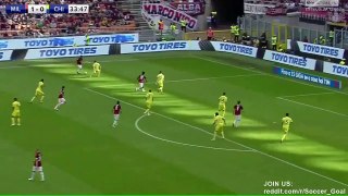 GOAL (Gonzalo Higuain) AC Milan 2 - 0 Chievo