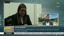 Costa Rica: fue aprobado plan fiscal en el legislativo
