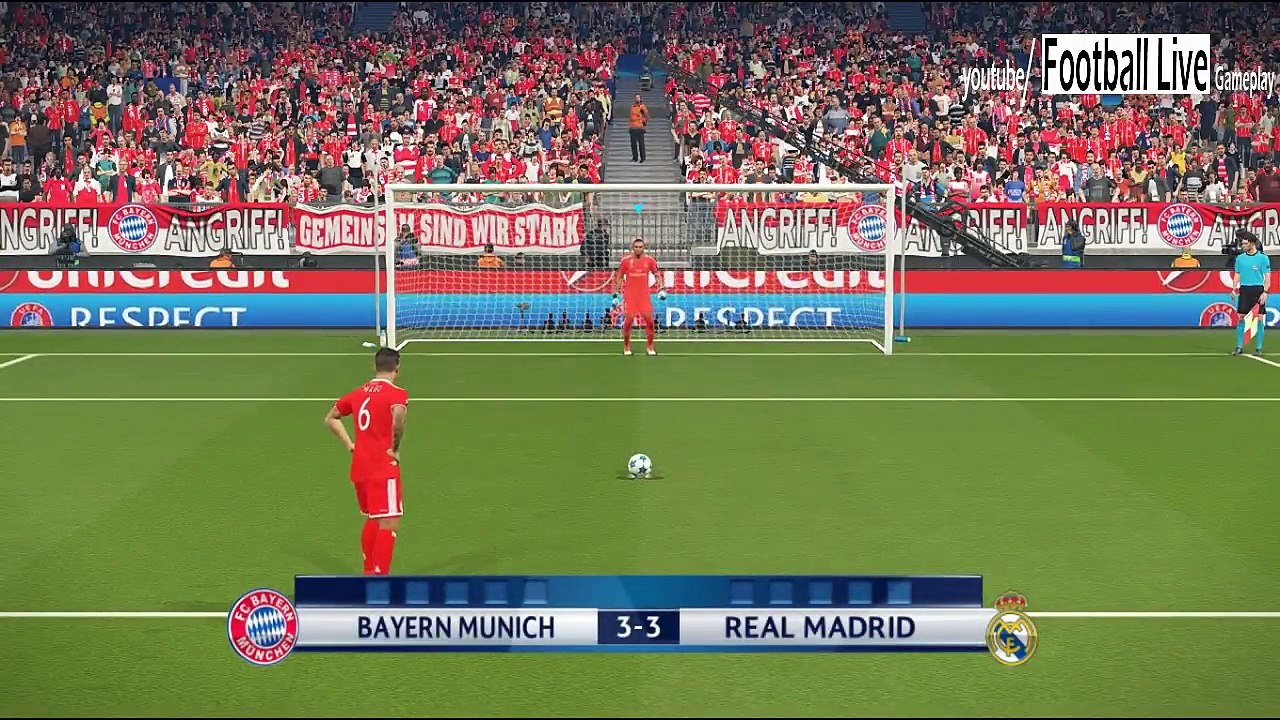 PES 2018 _ Bayern Munich vs Real Madrid _ UEFA Champions League