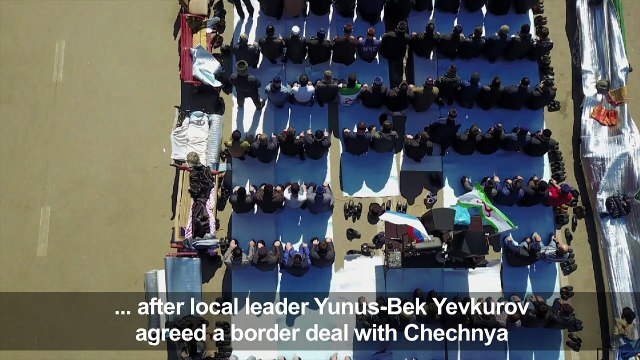 People in Russia's North Caucasus protest against land swap deal