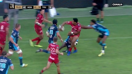 La sublime chistera de Julian Savea amenant à un essai face à Montpellier