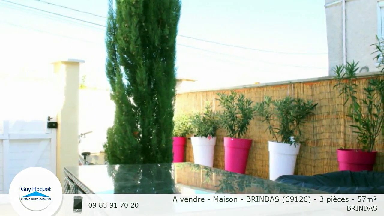 A vendre - Maison - BRINDAS (69126) - 3 pièces - 57m²