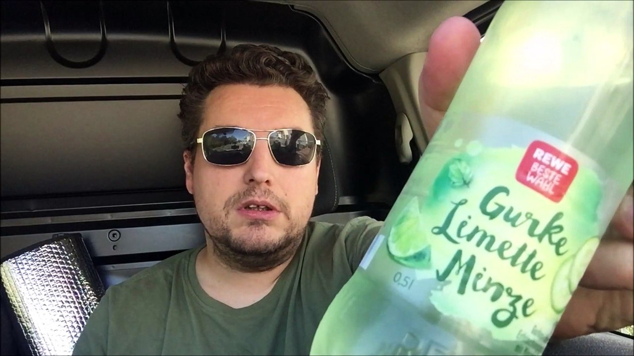 Rewe Gurke Limette Minze Drink Review und Test