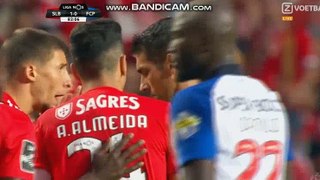 Cristian Lema RED CARD  SL Benfica 1-0 Porto 07.10.2018