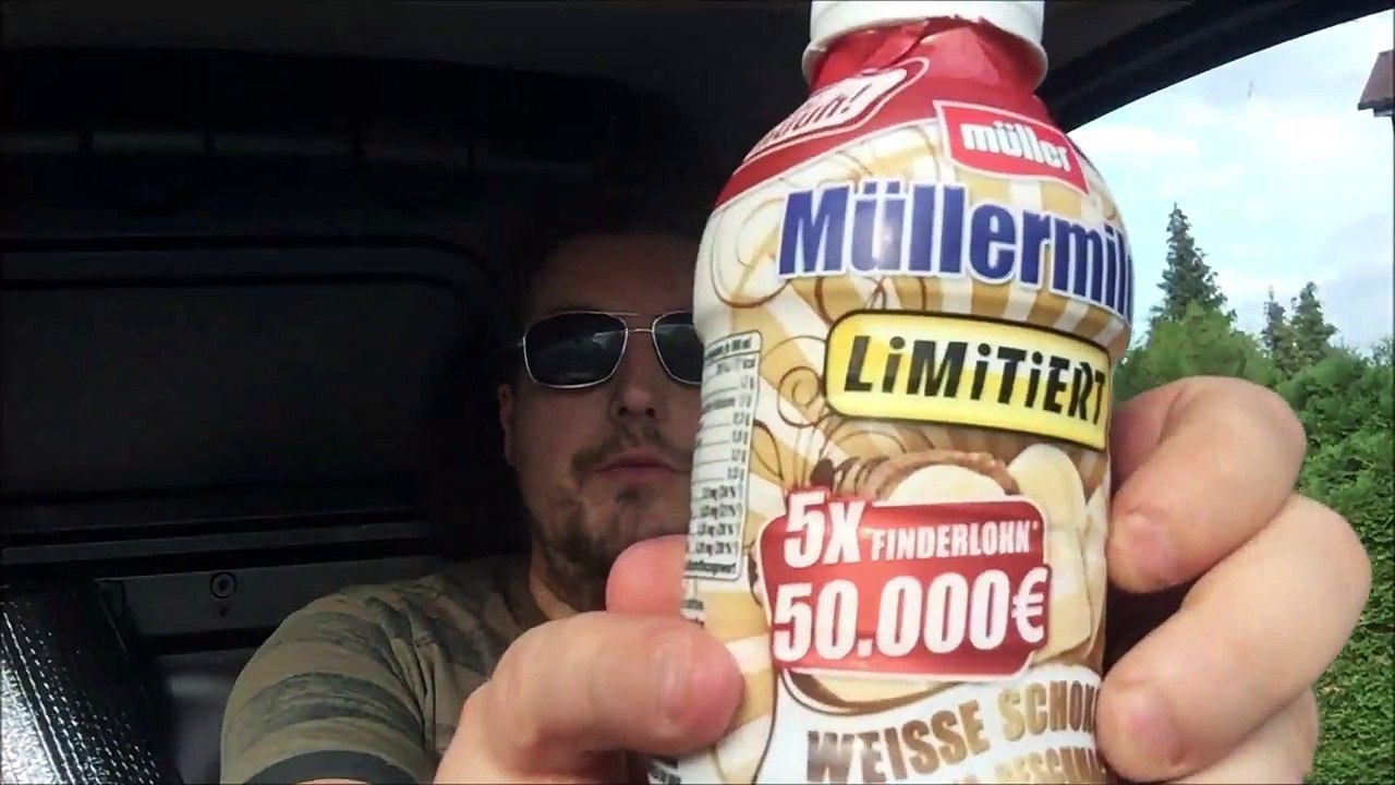 Müller Milch Limitiert Weisse Schokolade Macadamia Review und Test