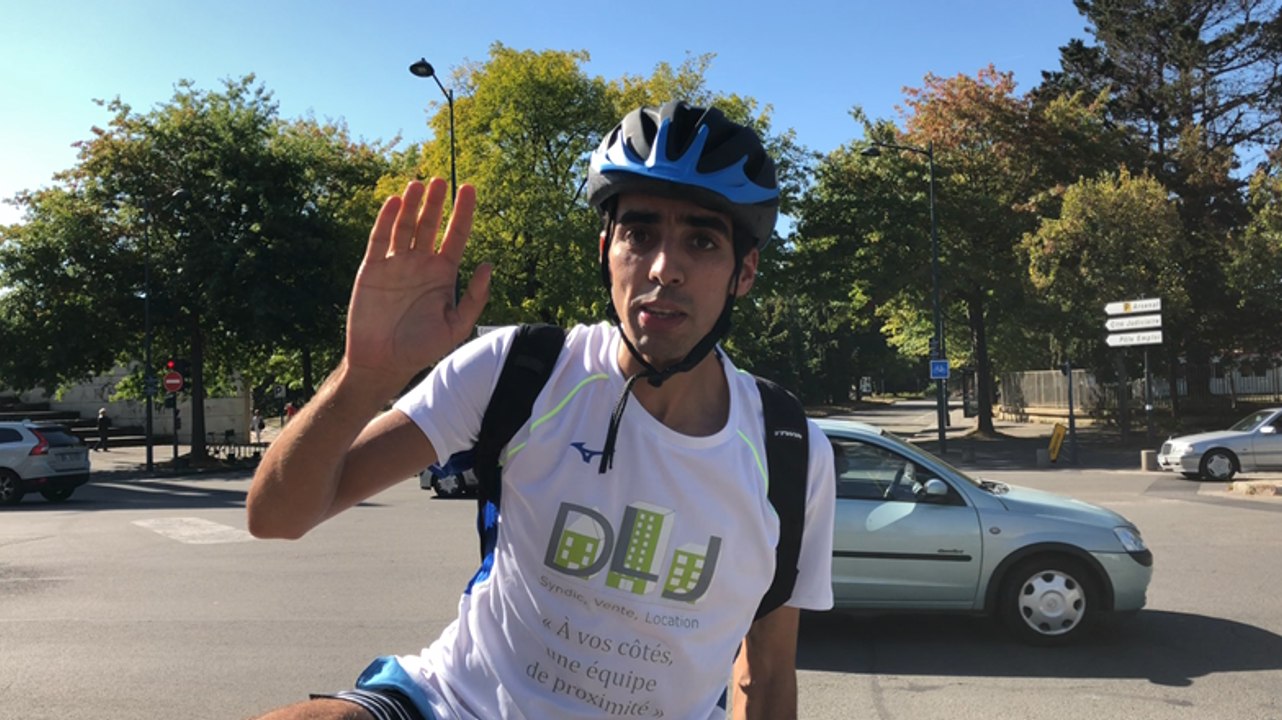 Reconnaissance du nouveau parcours de Tout Rennes Court avec l’athlète rennais Hamza El Ouardi