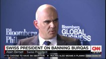 Swiss President Alain Berset on Banning Burqas. #AlainBerset #Swiss #FareedZakaria