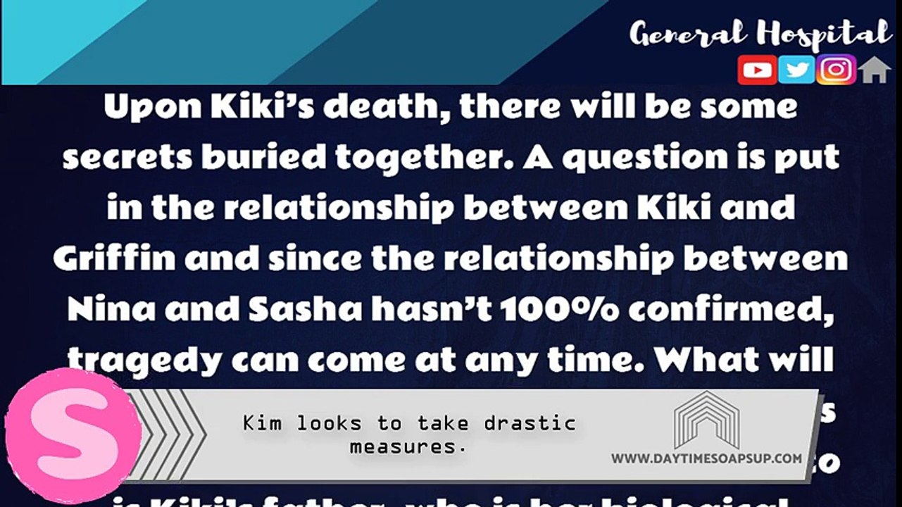 General Hospital spoilers: Kiki becomes Ryan’s victim - Dillion comes back for the greater drama