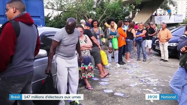 Brésil : 147 millions d'électeurs se rendent aux urnes