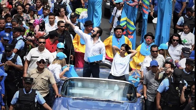 Nayib Bukele en la universidad Nacional