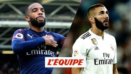 les tops et les flops des Français de l'étranger - Foot - Lacazette, Plea, Benzema