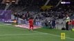 Srarfi's opener for Nice between the legs of Toulouse's goalkeeper