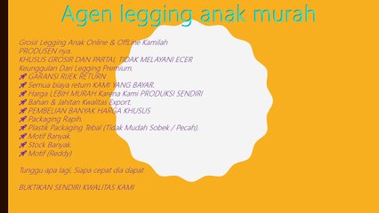 CUCI GUDANG !!, WA 0852-9505-4661, Legging Merk Calvina