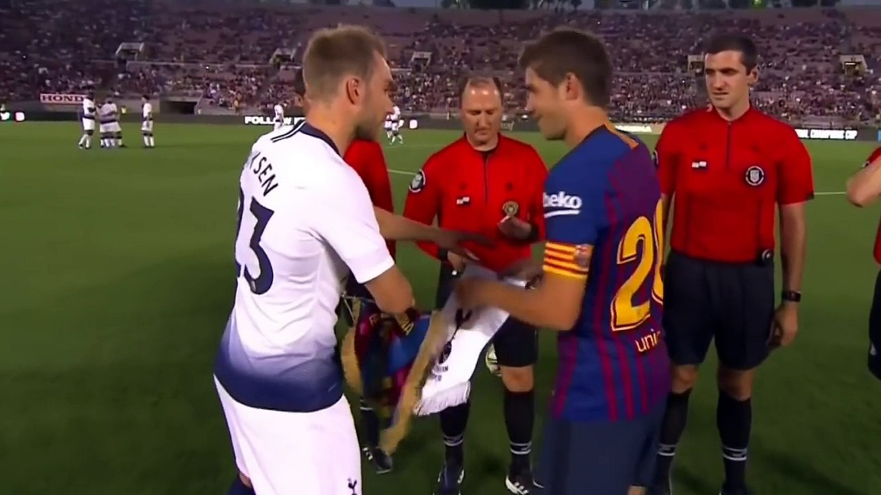 Barcelona vs Tottenham 2-2 (5-3) All Goals & Extended Highlights - Friendly 2018 HD