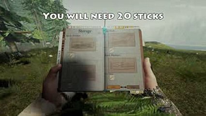 The Forest - How to build a large rock holder