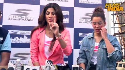 Shilpa Shetty Throw Mike on Media when they ask about Tanushree Dutta