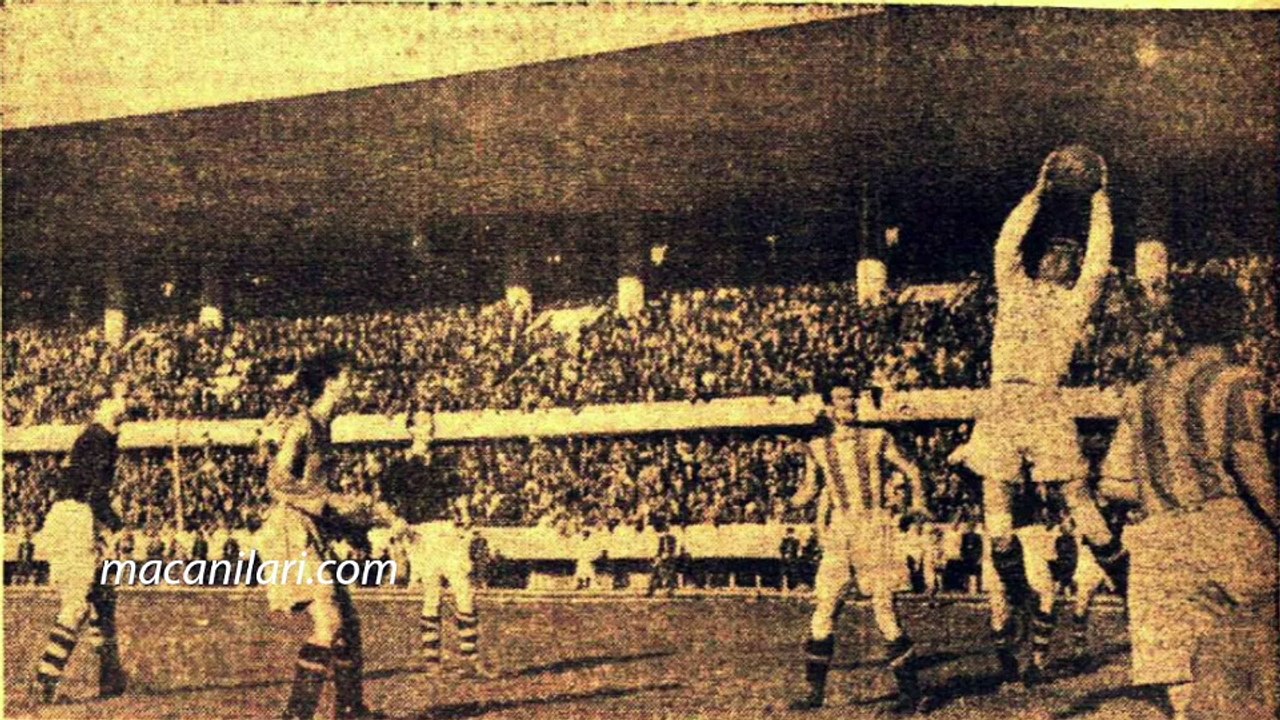 29.11.1947 - İnönü Stadium Opening Matches (2nd Match) Galatasaray 2-1 AIK Stockholm (Only Photos)