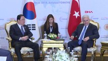 TBMM Başkanı Yıldırım, Güney Kore Meclis Başkanı Sang ile Görüştü