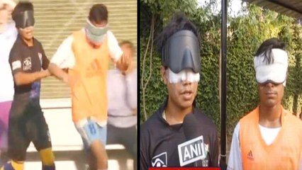 Delhi : IBFF conducts Blind Football Tournament , Watch Video | Oneindia News