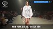 New York Fashion Week Spring/Summer 2019 - Coach 1941 | FashionTV | FTV