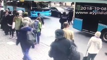 Beşiktaş'ta Feci Kaza...kaza Sonrası Panik Anı Kamerada: 2 Yaralı