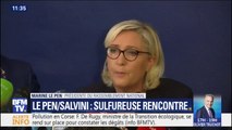 Aux côtés de Salvini, Le Pen promet 
