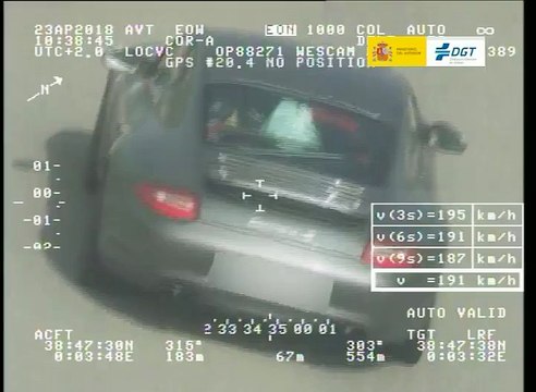 VÍDEO: Mira lo que ocurre si vas a 200 km/h y te pilla Pegasus
