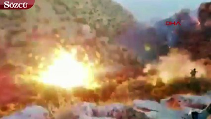 Mardin'de 2 PKK'lının öldürüldüğü operasyon anları