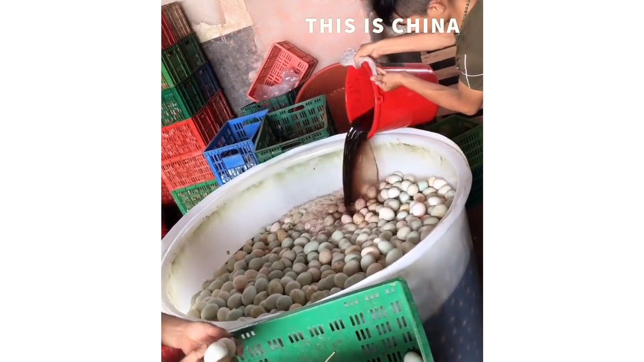 The Method for Producing Century Egg | How Pine-Patterned Egg Is Made