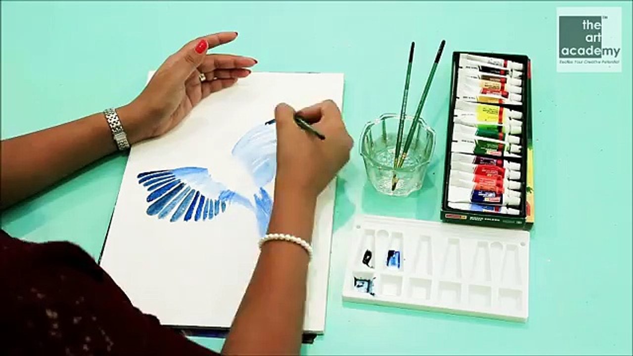How to Paint a Bird using Watercolors | Bird Painting for Beginners | The Art Academy
