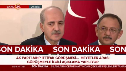 AK Parti-MHP ittifak görüşmesi