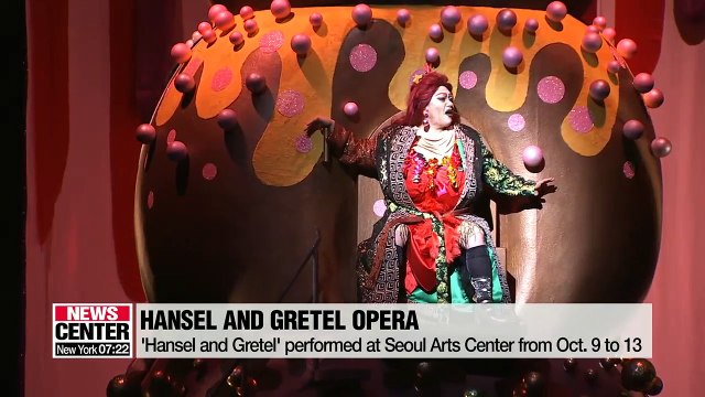 Opera Hansel and Gretel staged this week at Seoul Arts Center
