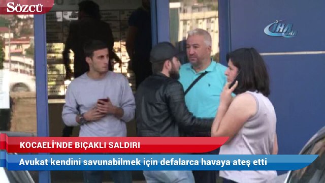 Kocaeli’nde avukata bıçaklı saldırı