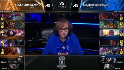 ASC vs SUP   Day 2 Play-In Stage S8 LoL Worlds 2018   Ascension Gaming vs SuperMassive