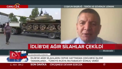İdlib'de ağır silahlar çekildi
