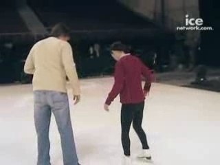 Sasha Cohen and Clay Aiken